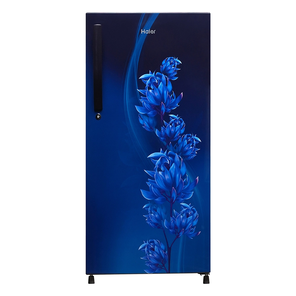 Haier 190L 1 Star Direct Cool Single Door Refrigerator with Toughened Glass Shelf - HRD-2101CMF-P